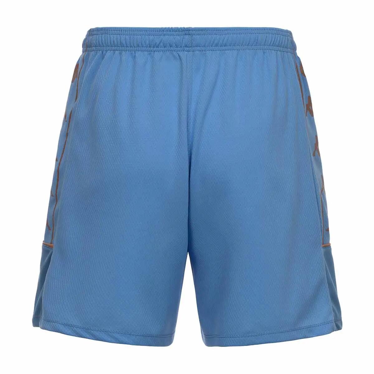 Short de football garçon Miondo bleu 4/4