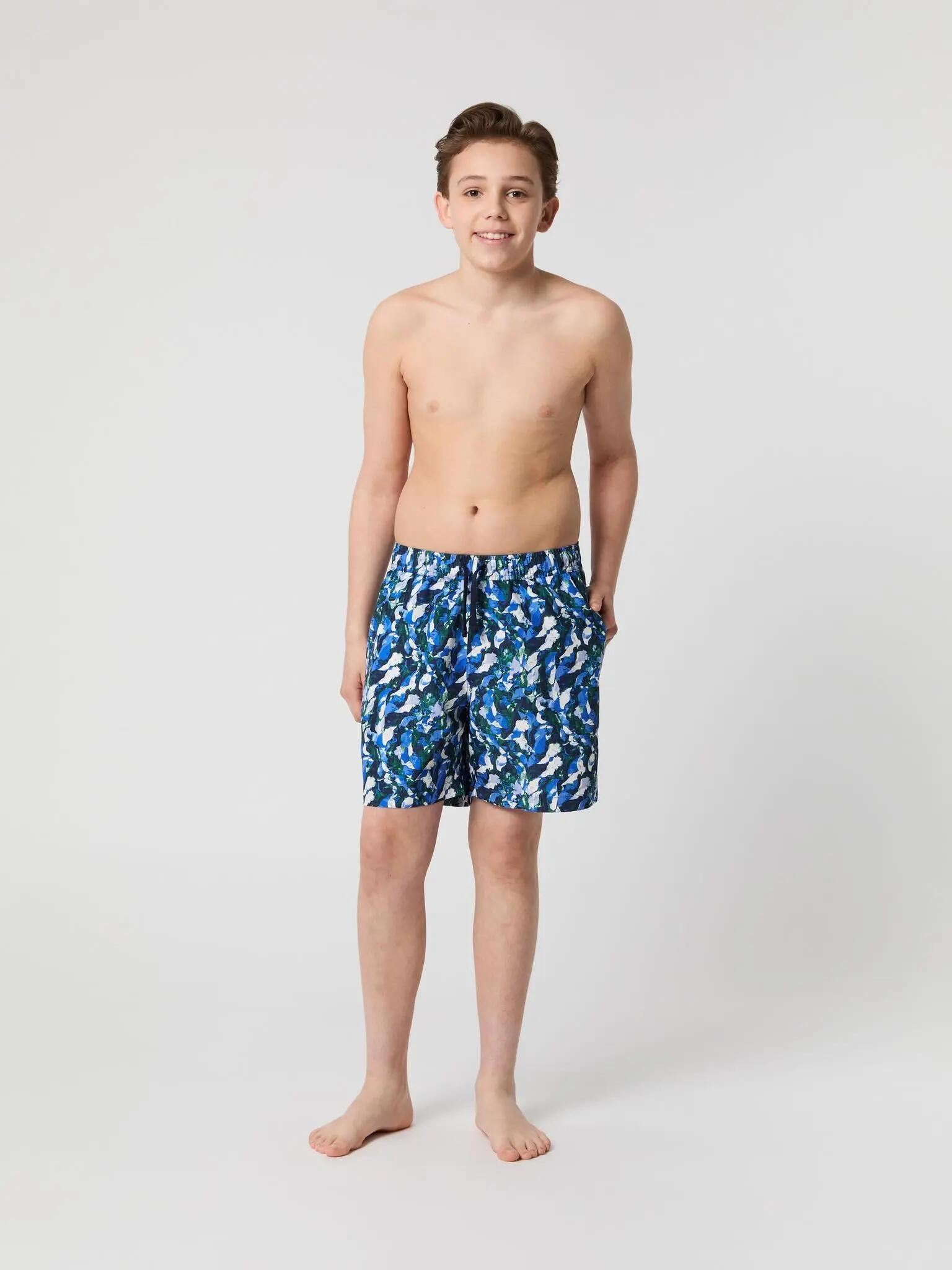 bjorn_borg BORG PRINT SWIM SHORTS zwembroek met print BB OCEAN 1 3/4