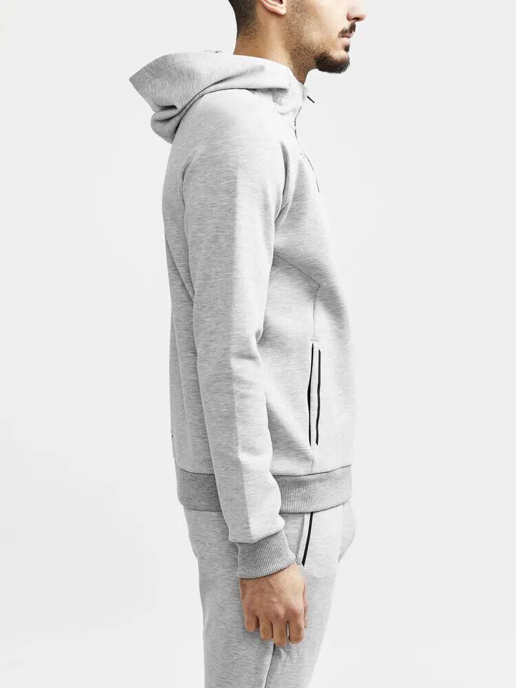 craft Felpa con cappuccio CORE Soul Full Zip Hood M – Grey Melange 3/4