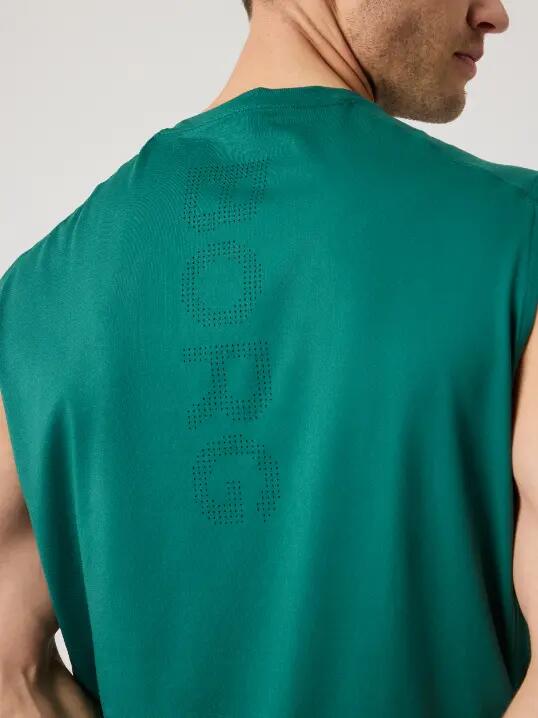 bjorn_borg ACE MESH PANEL TANK POSY GREEN 4/5