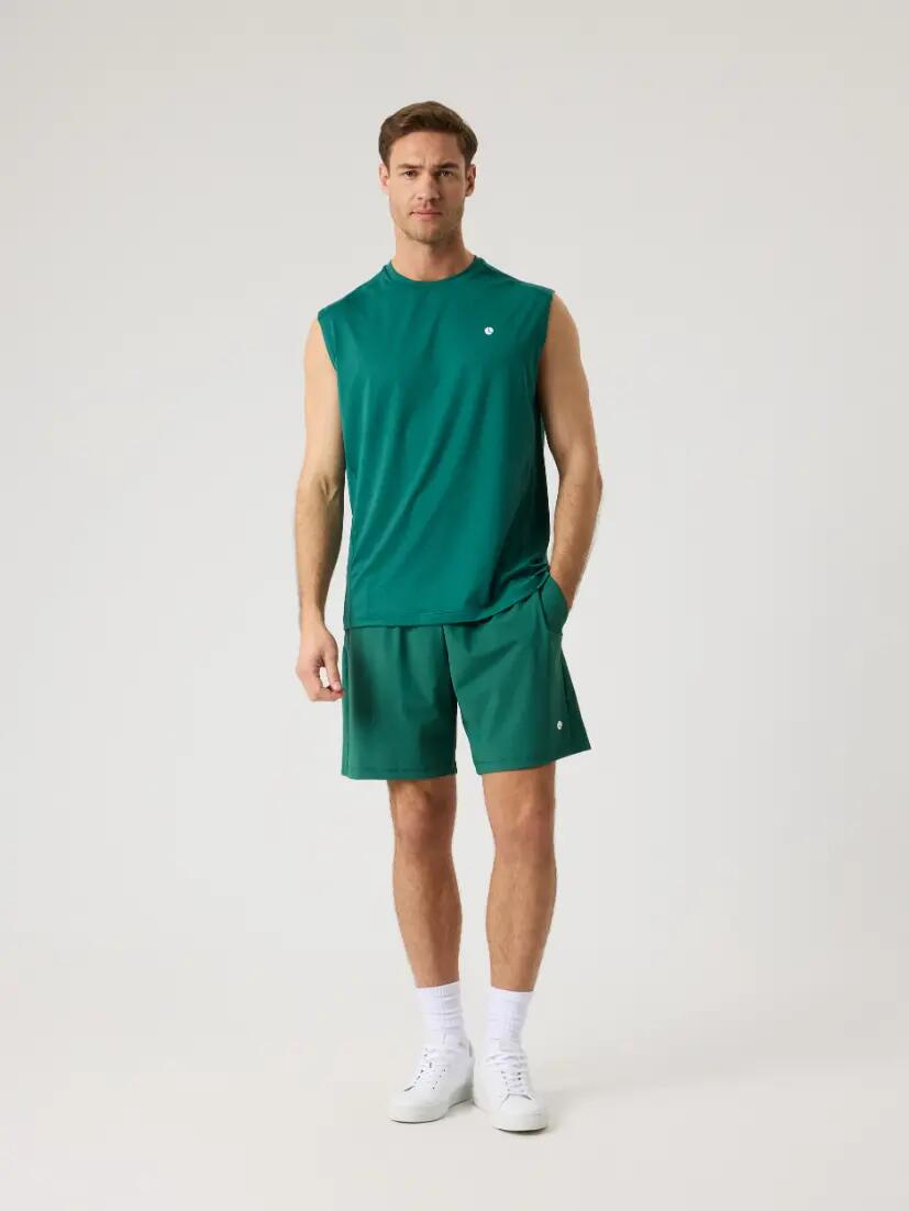 bjorn_borg ACE MESH PANEL TANK POSY GREEN 3/5