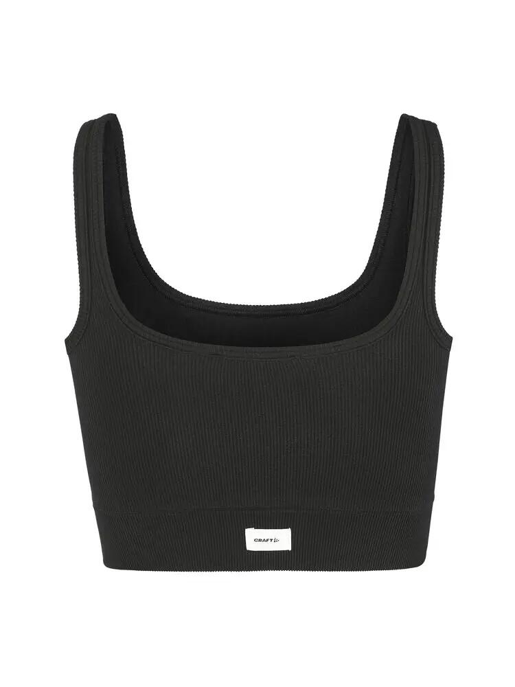 craft Collective Rib Sports Bra W – Coppe imbottite, vestibilità slim 2/7