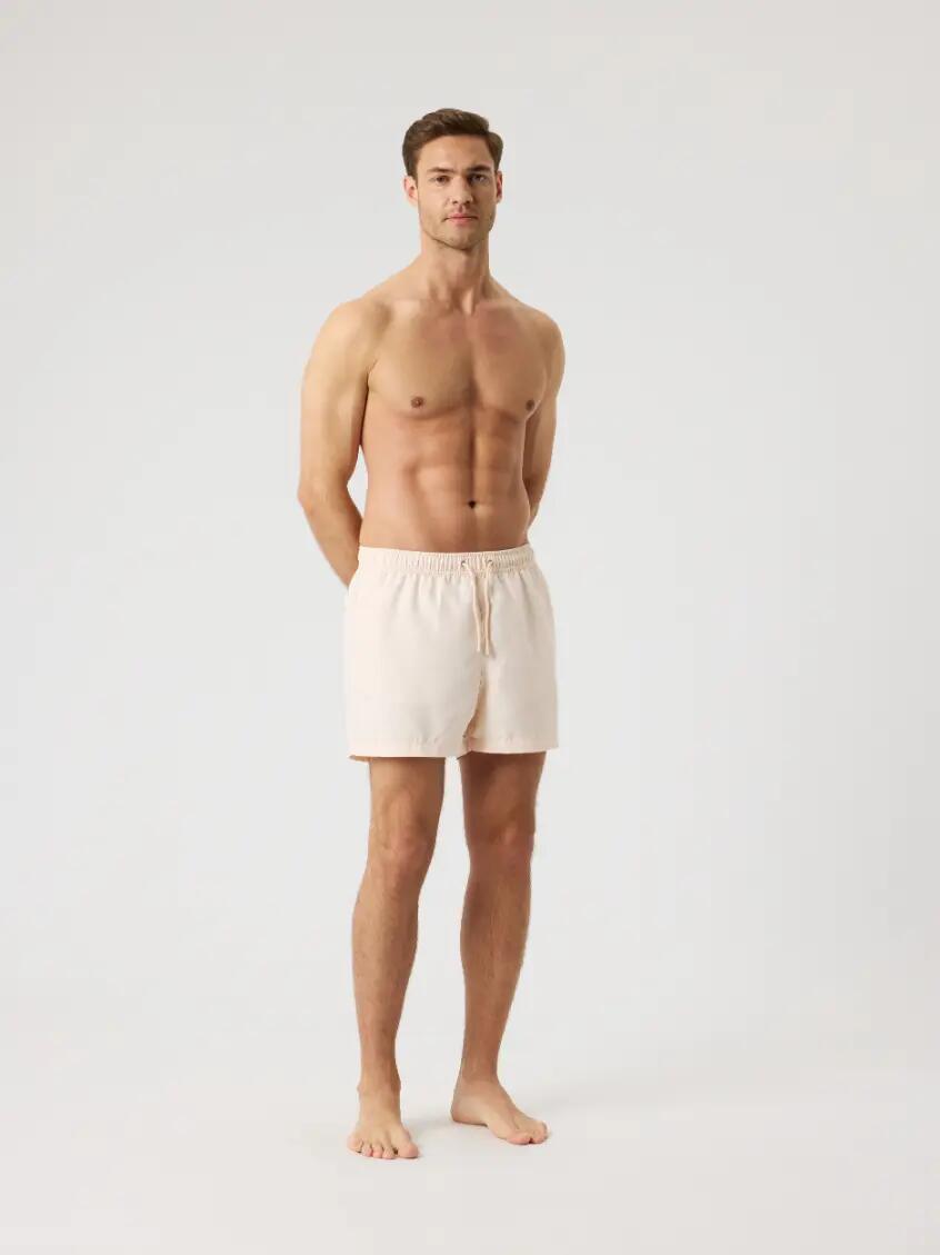 bjorn_borg BORG SOLID SWIM SHORTS calções de banho CREME DE PECHE 3/5