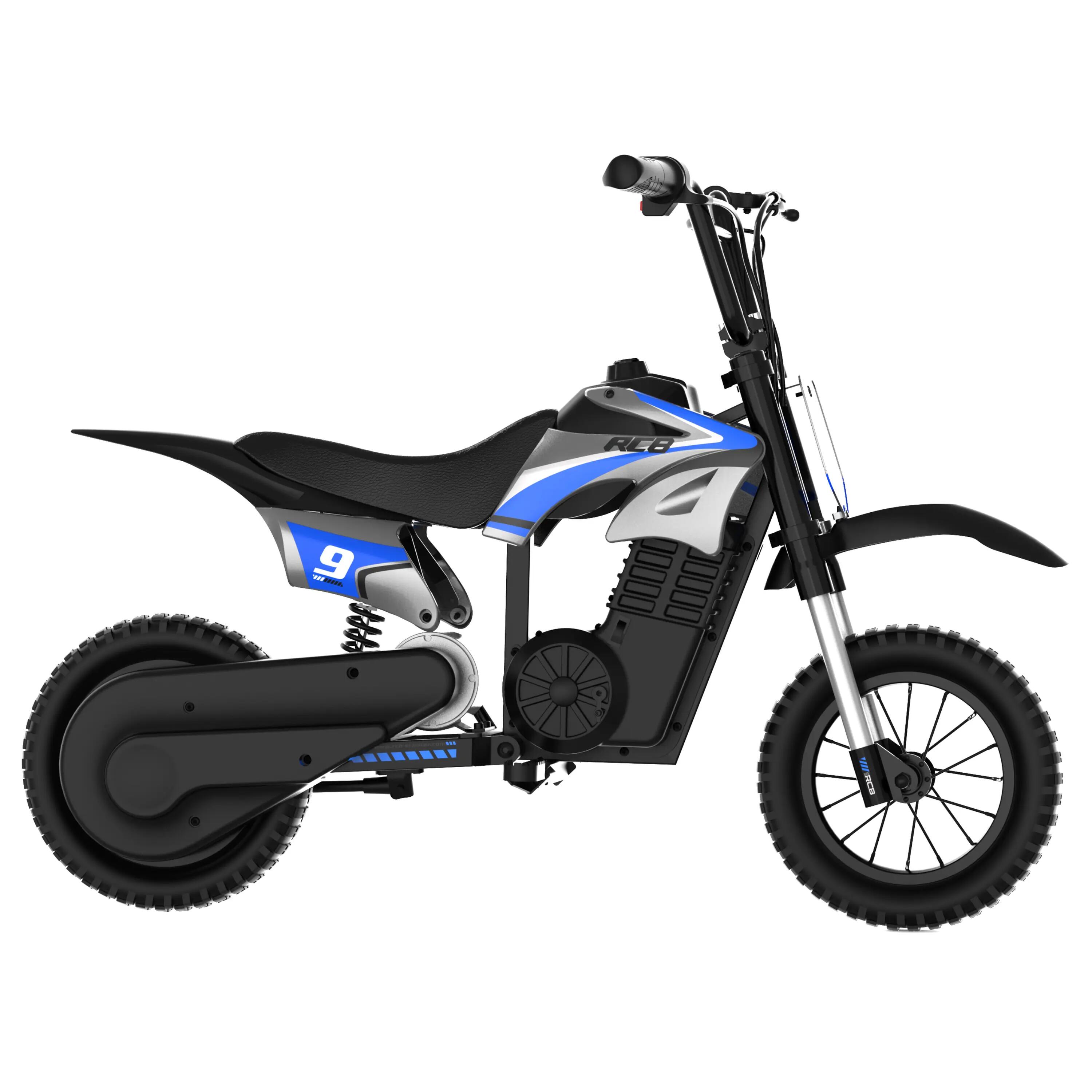Moto cross elétrica infantil R9X, 3 marchas, motor 300W, pneus 12" 2/6