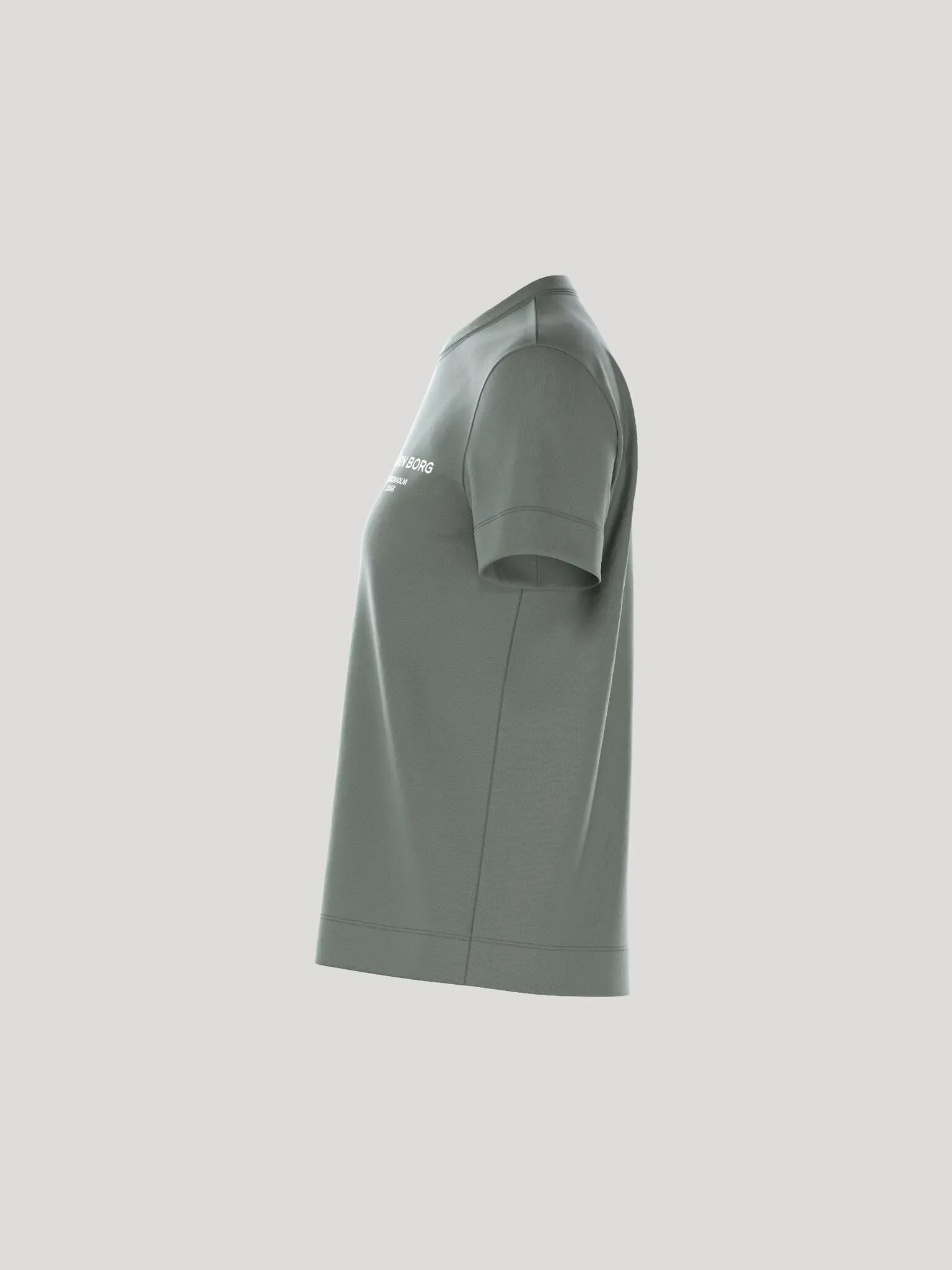 bjorn_borg BORG ESSENTIAL 1 T-SHIRT - AGAVE GREEN 4/4