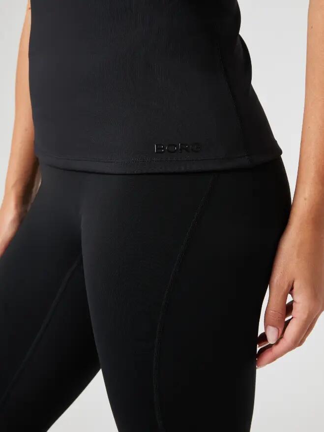 bjorn_borg BORG RACERBACK TANK TOP in poliestere riciclato – BLACK BEAUTY 5/5