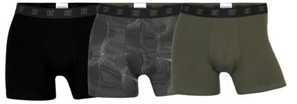 cr7 CR7 Basic w AOP Trunk 3er-Pack - Baumwollstretch mehrfarbig