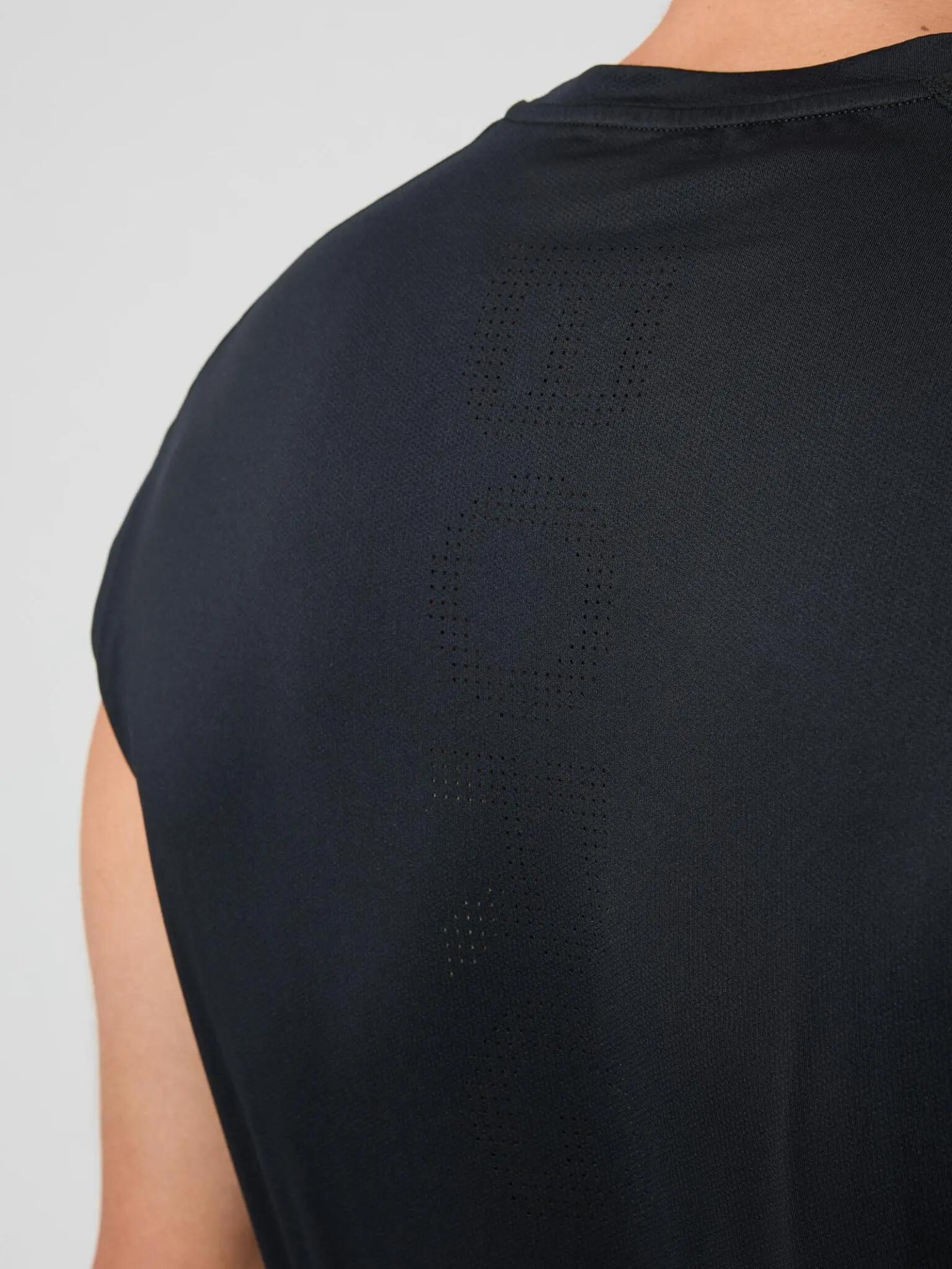 bjorn_borg ACE MESH PANEL TANK en polyester recyclé - BLACK BEAUTY 4/5