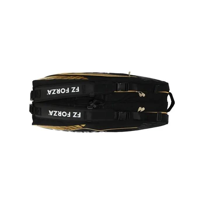 Tas - Badminton - Unisex - Compacte rackettas 6 rackets - Zwart/Goud 2/4