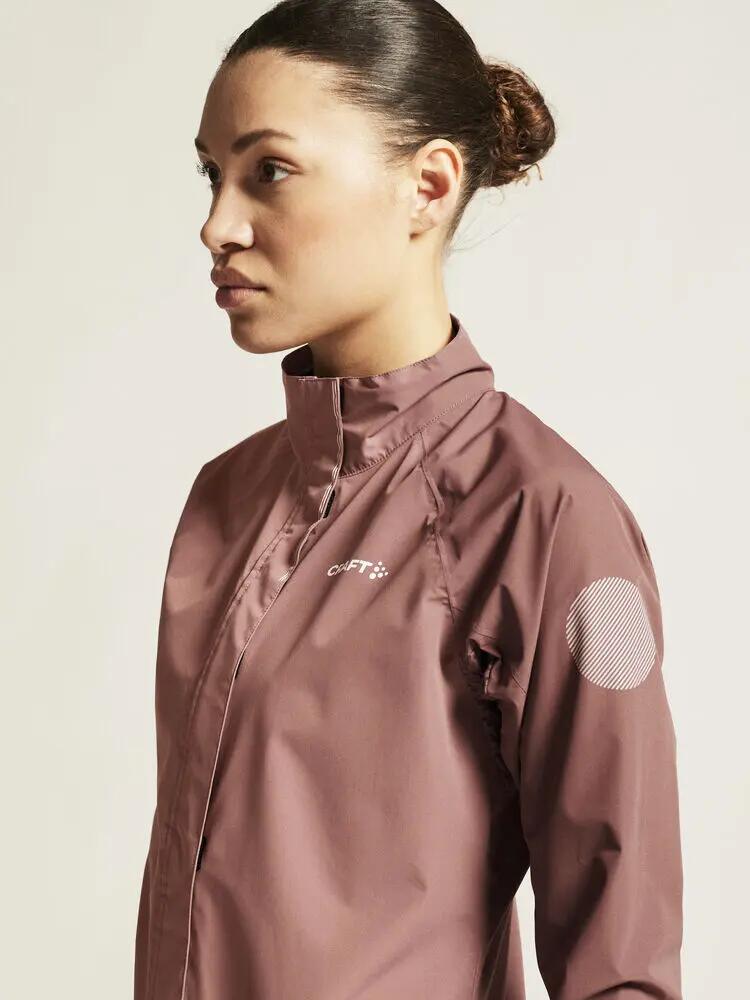 craft Casaco Core Endur Hydro Jacket 2 W impermeável e corta-vento - Rose Brown 7/7