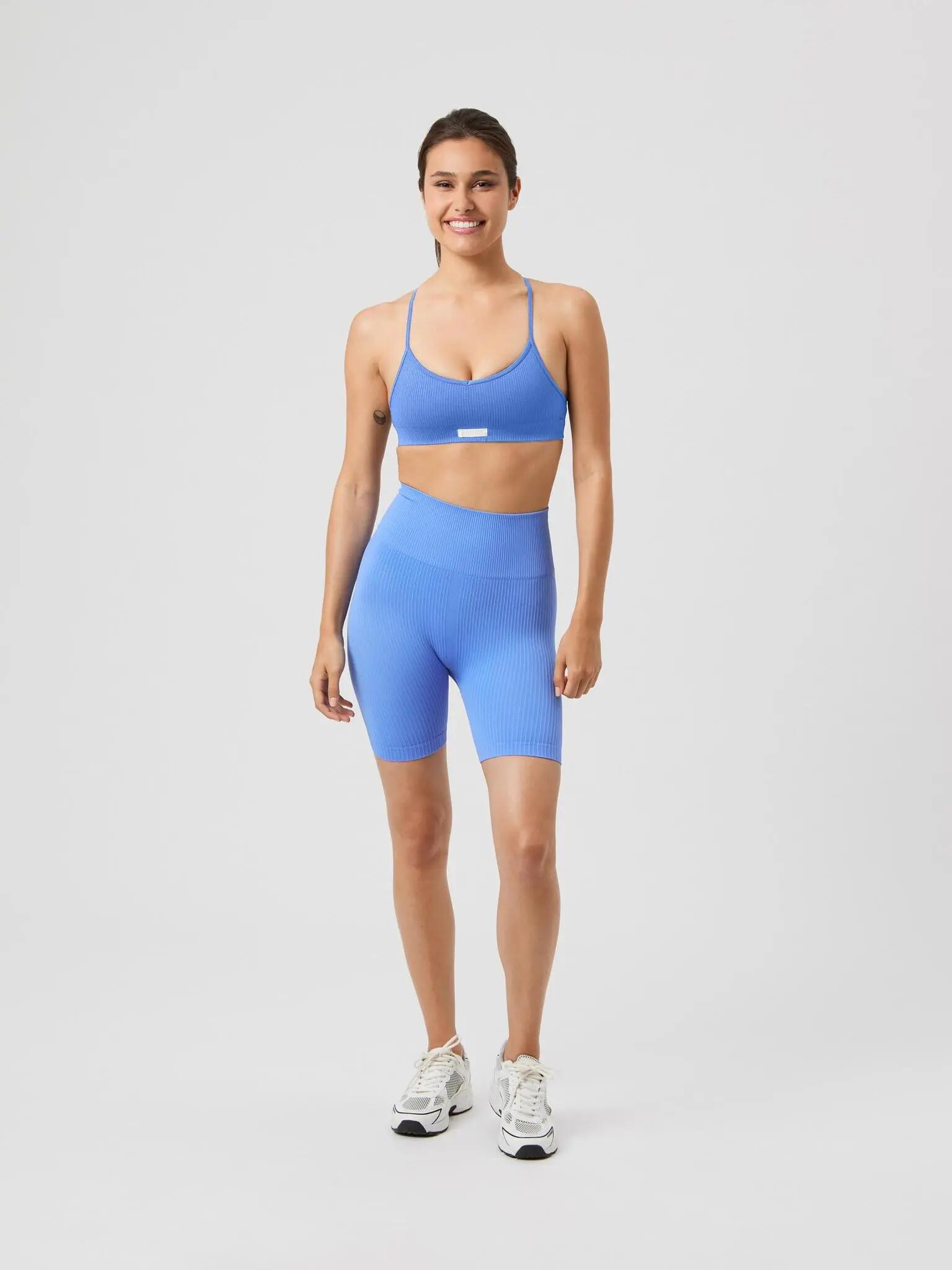 bjorn_borg STUDIO SEAMLESS RIBBED STRAP BRA — ULTRAMARINE 3/3