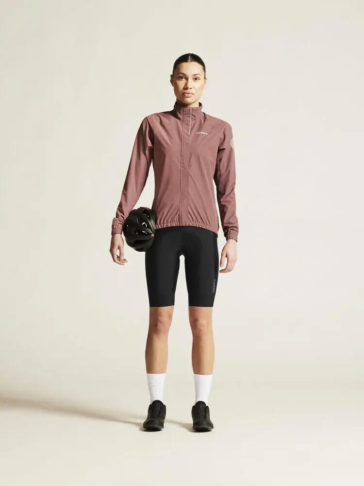 craft Casaco Core Endur Hydro Jacket 2 W impermeável e corta-vento - Rose Brown 6/7