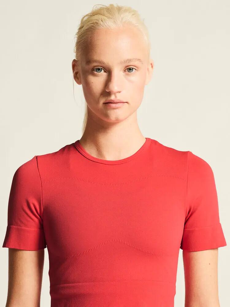 craft Collective Seamless Cropped SS Top W – nahtloses Cropped-Top – Poppy 6/7
