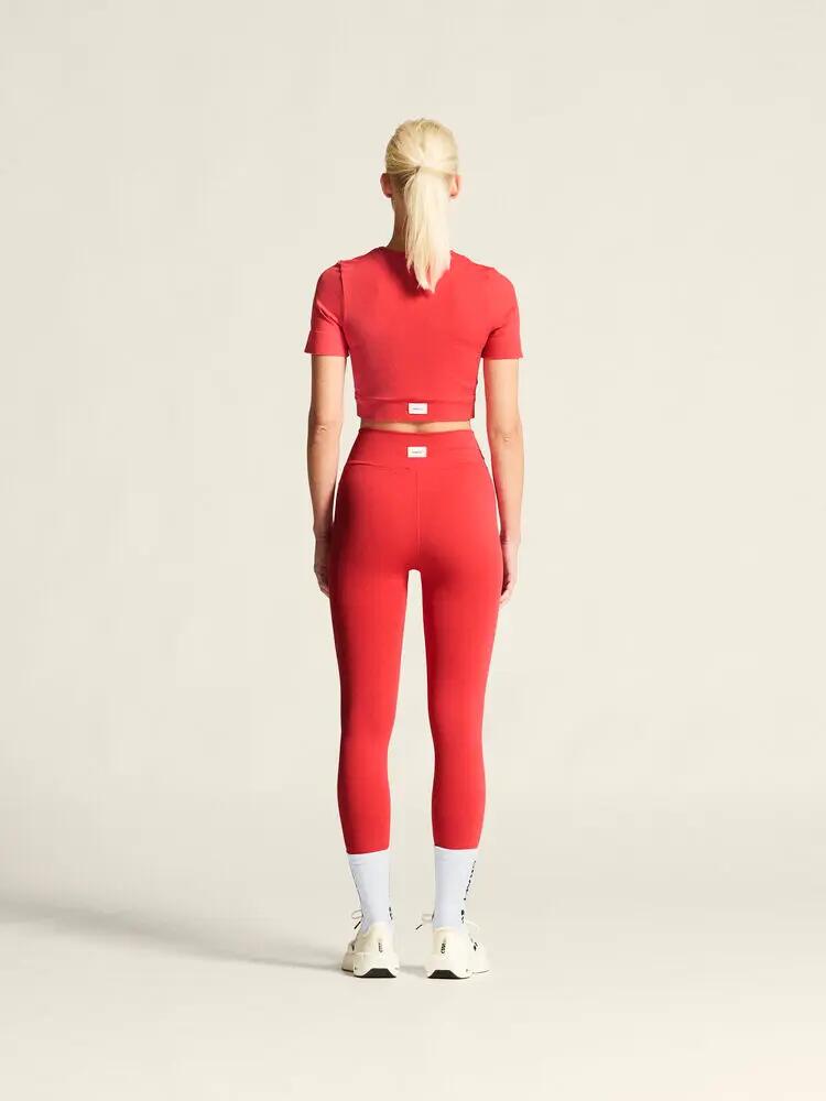 craft Collective Seamless Cropped SS Top W – nahtloses Cropped-Top – Poppy 3/7