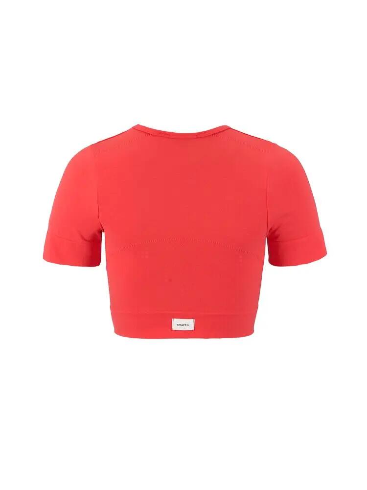 craft Collective Seamless Cropped SS Top W – nahtloses Cropped-Top – Poppy 2/7