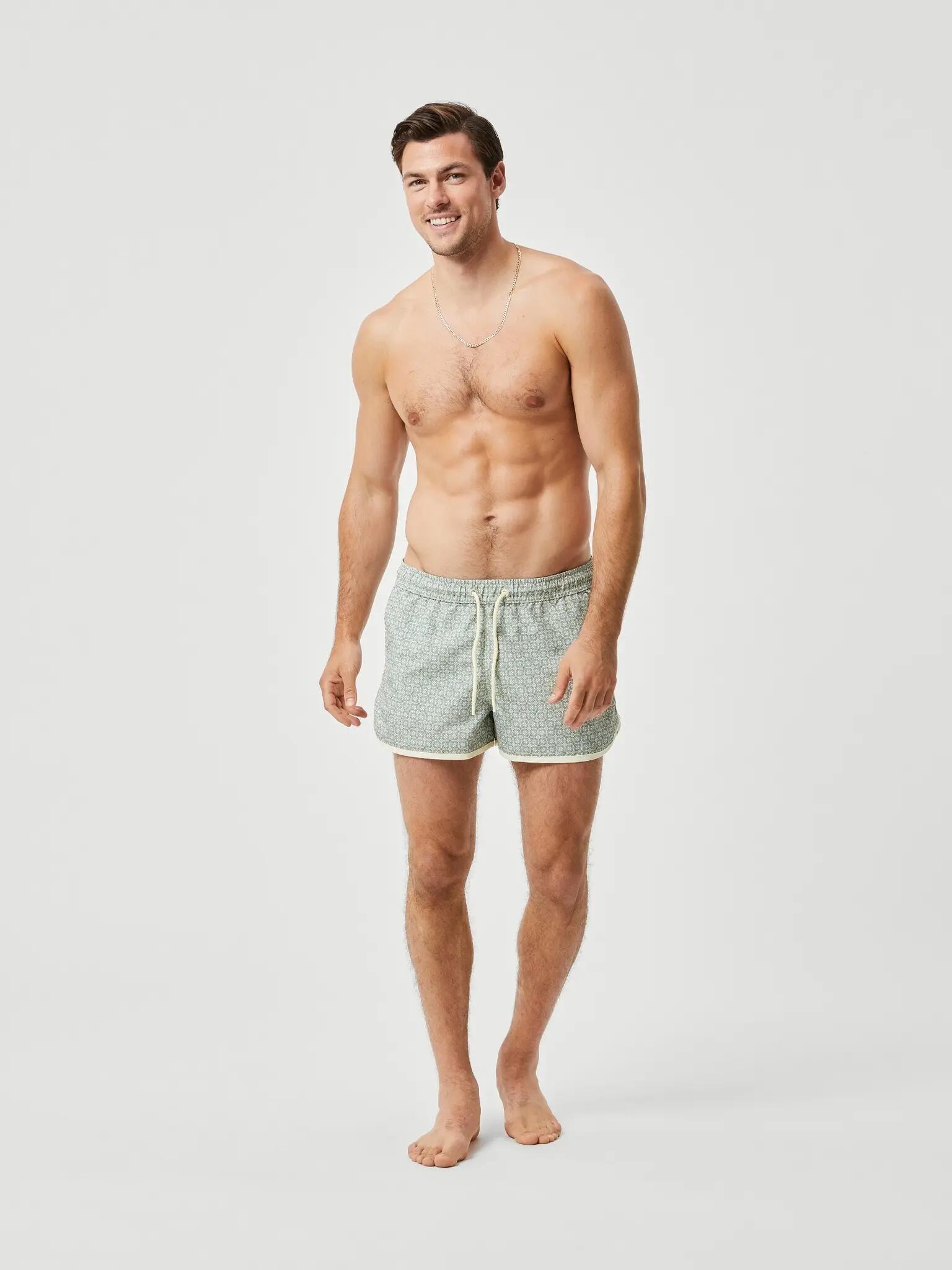 bjorn_borg BORG RETRO PRINT SWIM SHORTS BB PATTERN 2 3/4