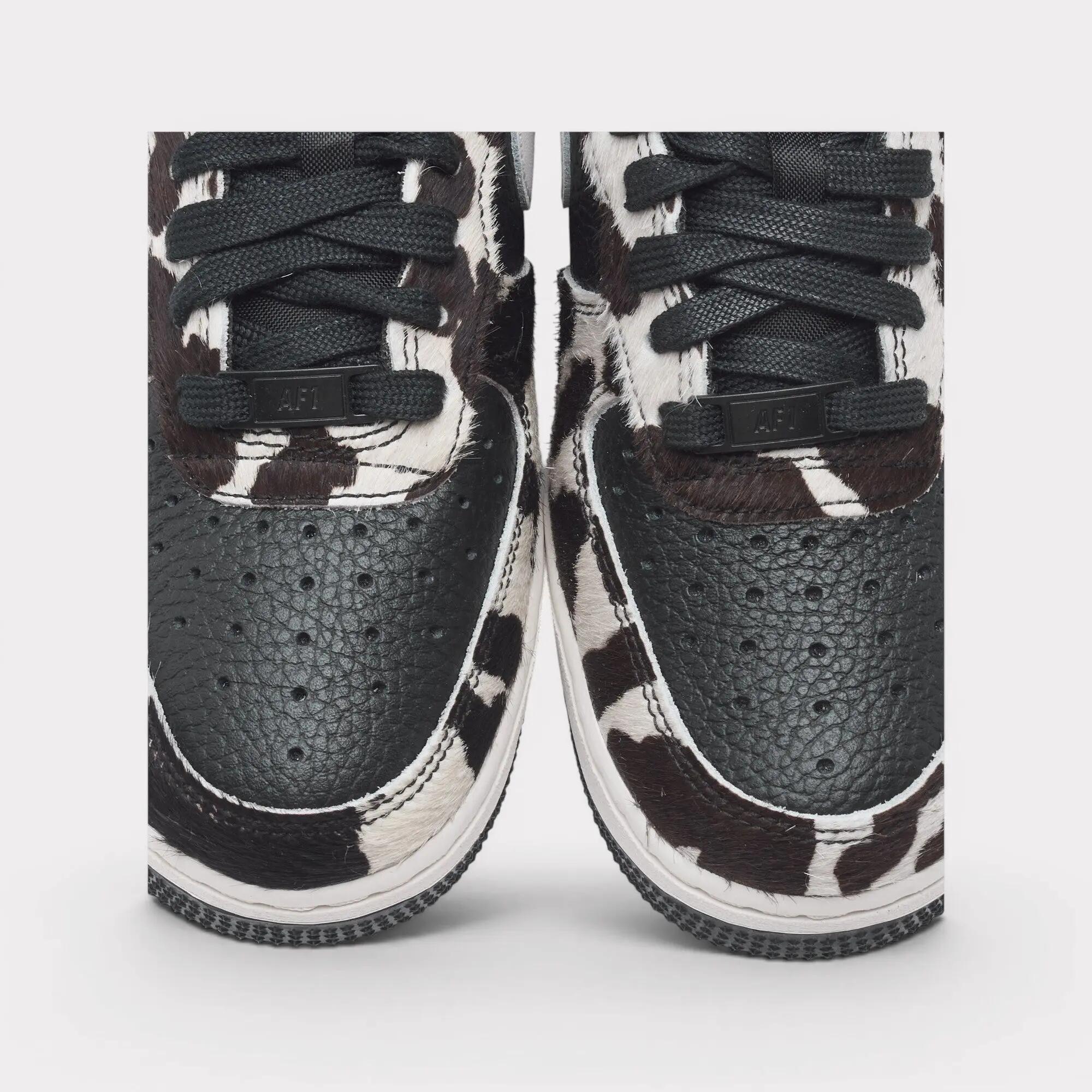Nike Air Force 1 Low - Cow Print Black 7/7