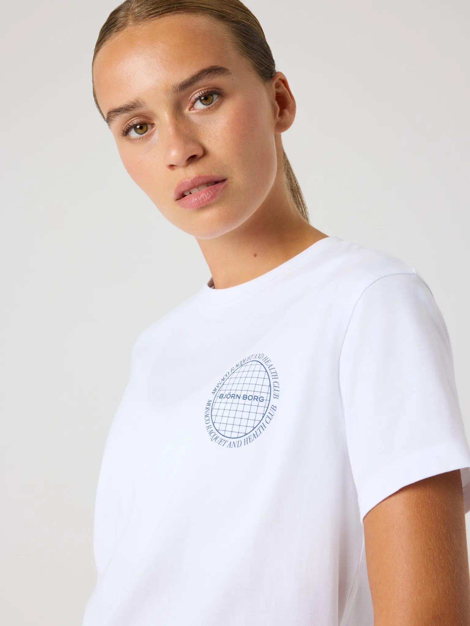 bjorn_borg BORG COTTON T-SHIRT Brilliant White 5/5
