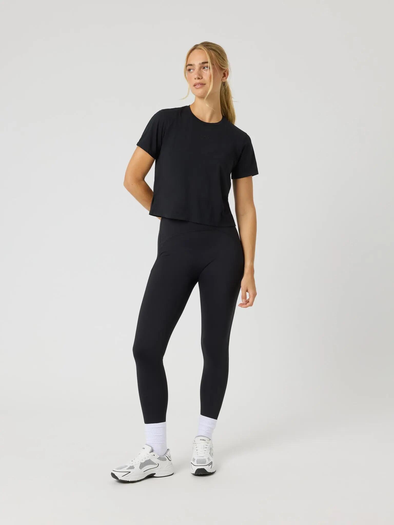 bjorn_borg BORG CROPPED T-SHIRT van gerecycled polyester 3/5