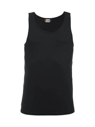 clique Classic Tanktop Herren, 100% Baumwolle, Etikett abnehmbar – black