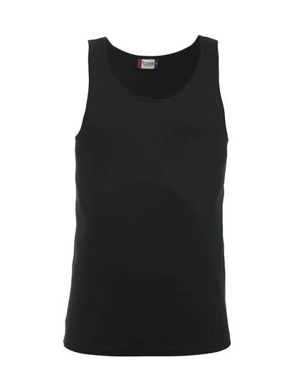 clique Classic Tanktop Herren, 100% Baumwolle, Etikett abnehmbar – black