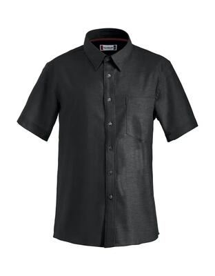 Clique cambridge korte mouw oxford-overhemd 100% katoen