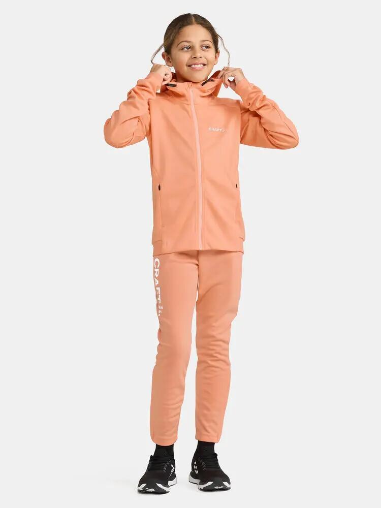 craft Evolve Hood Jacket Jr jaqueta com capuz júnior em poliéster reciclado 4/6