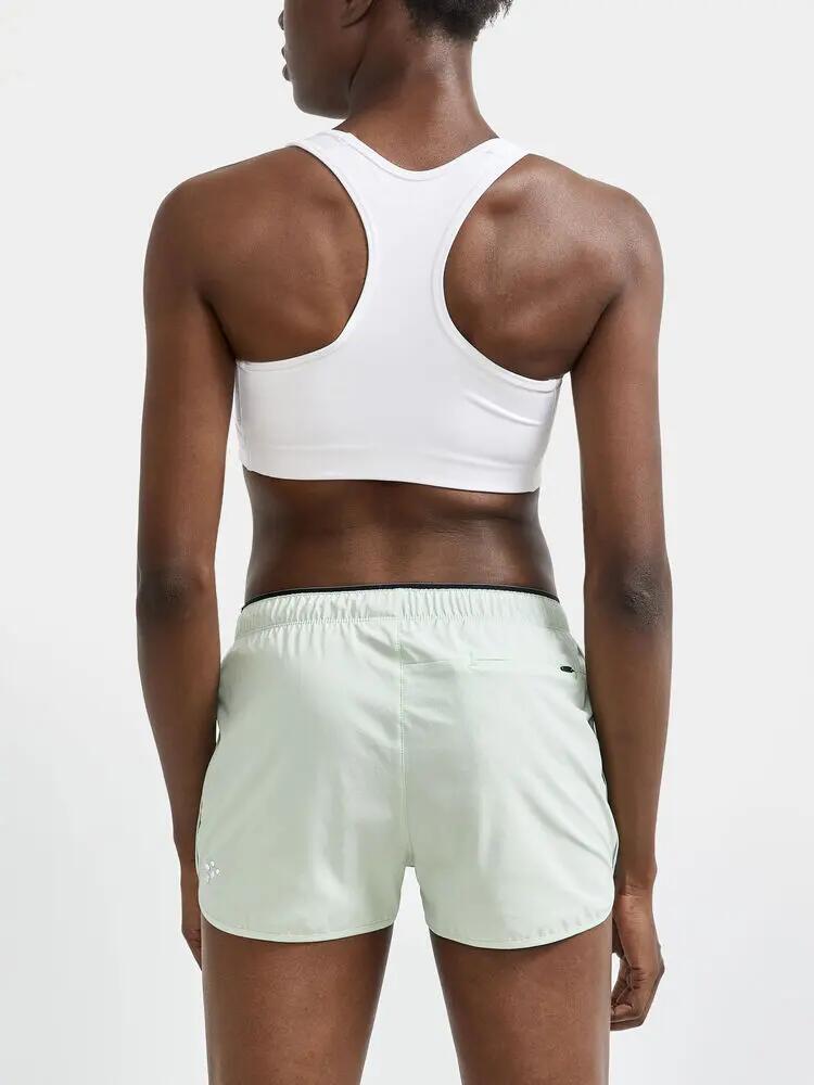 craft Training Bra Classic — Brassière de sport blanche, maintien léger à moyen 3/4