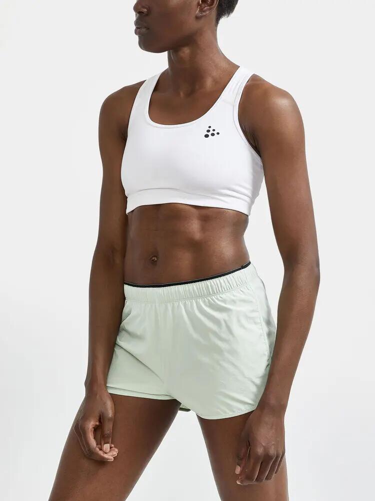 craft Training Bra Classic — Brassière de sport blanche, maintien léger à moyen 2/4