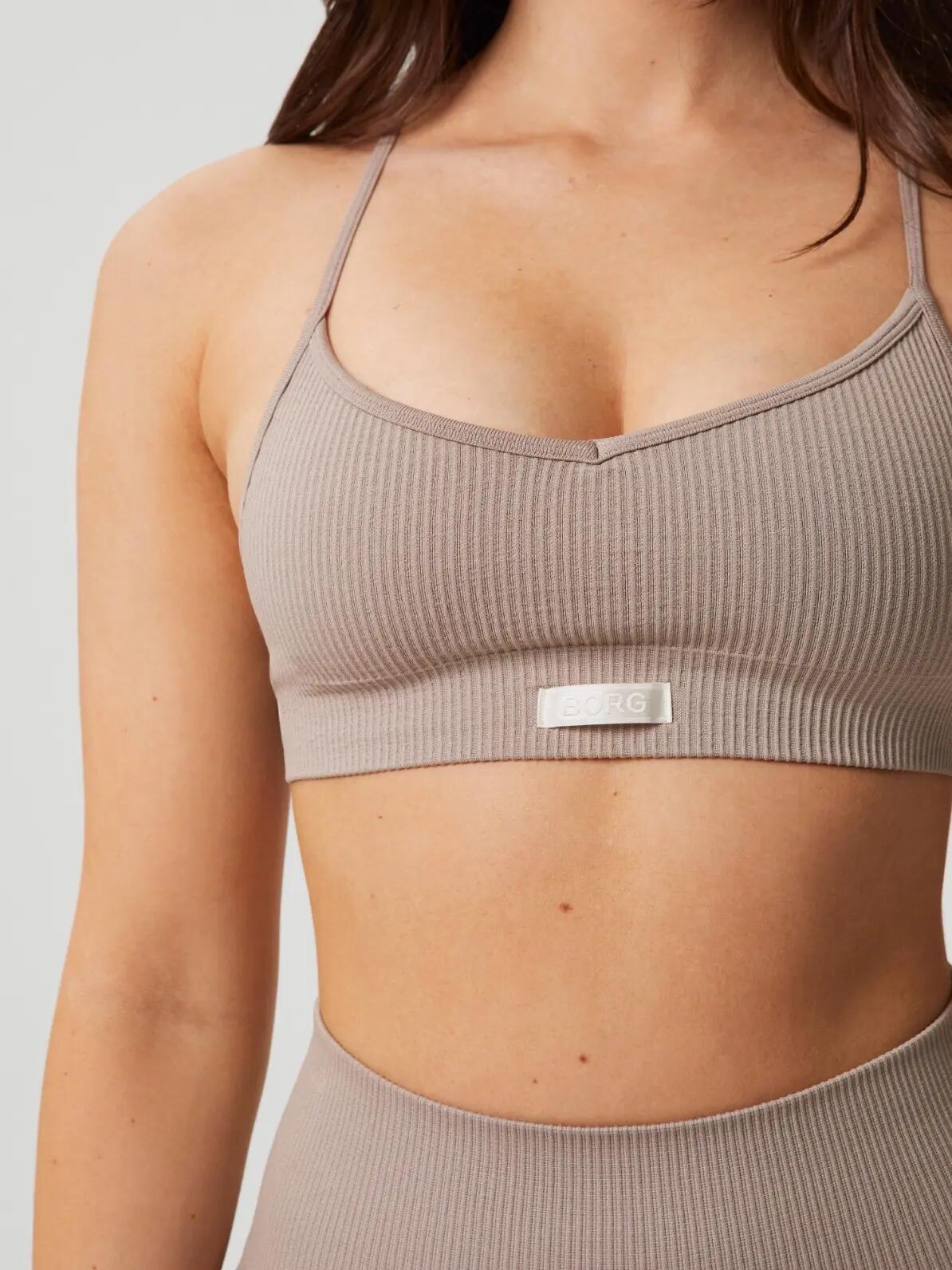 bjorn_borg STUDIO SEAMLESS RIBBED STRAP BRA - ETHEREA 4/4