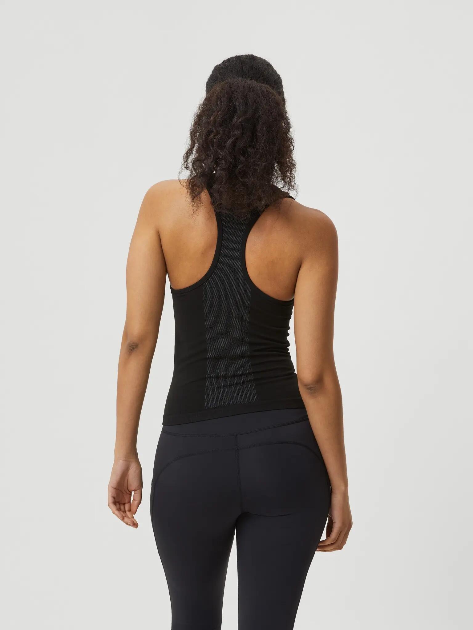 bjorn_borg BORG RUNNING SEAMLESS TANK - BLACK BEAUTY 2/5