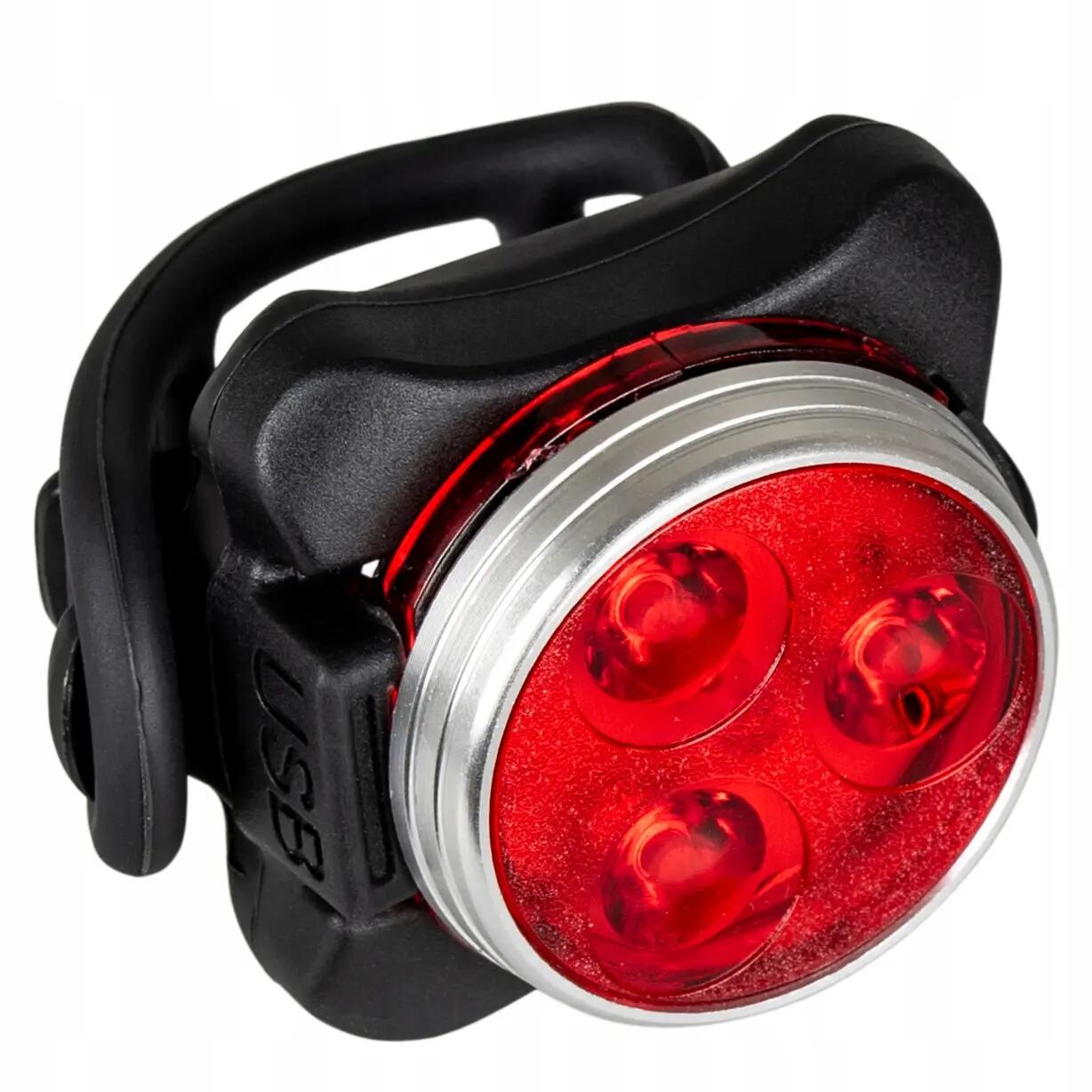 Lampka rowerowa tylna Vayox VA0117 czerwona akumulatorowa USB 12/14