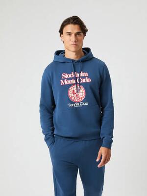 Bjorn_borg borg classic print hoodie in sargasso sea