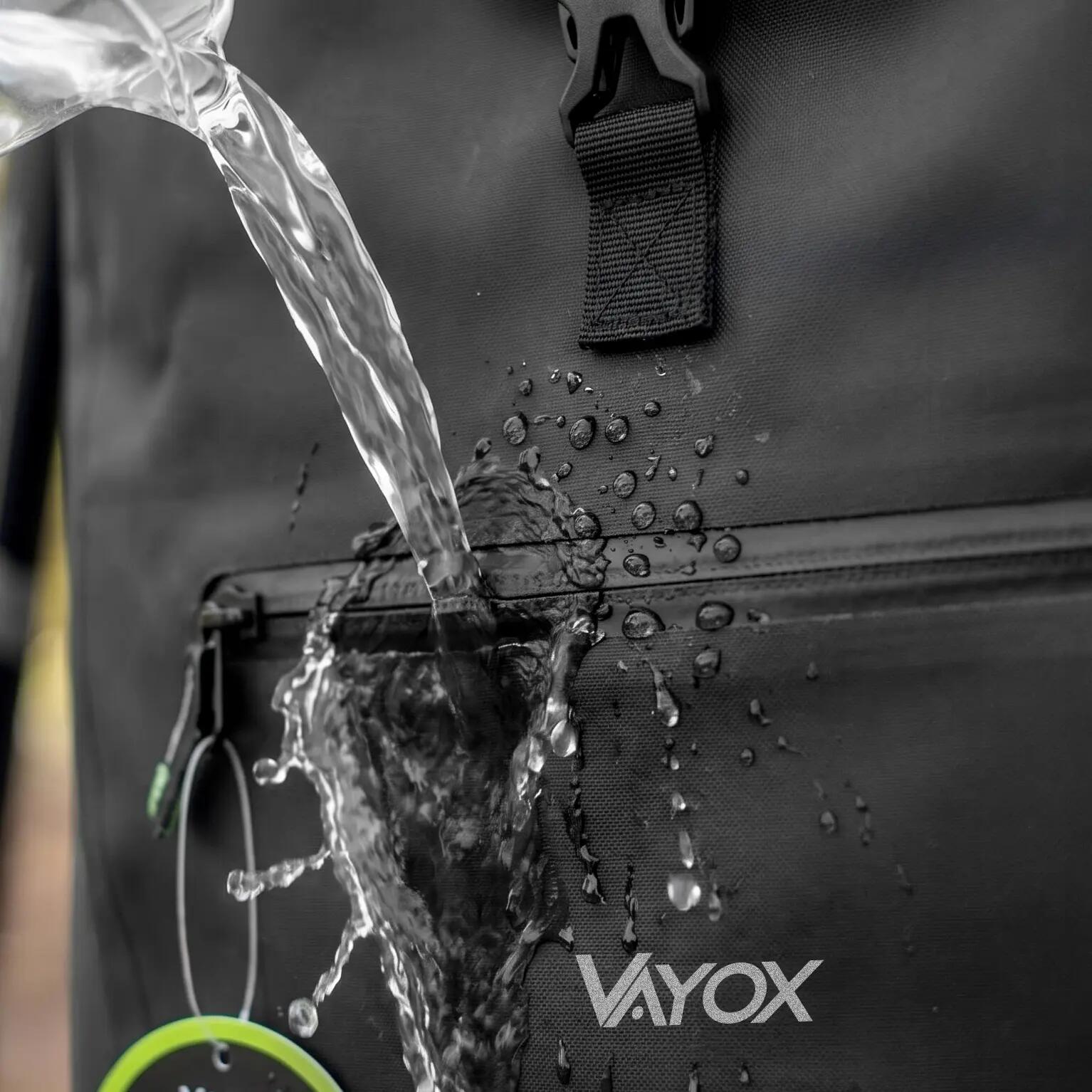 Alforge de bicicleta para porta-bagagens VAYOX VA0445 lateral impermeável 25L 12/16