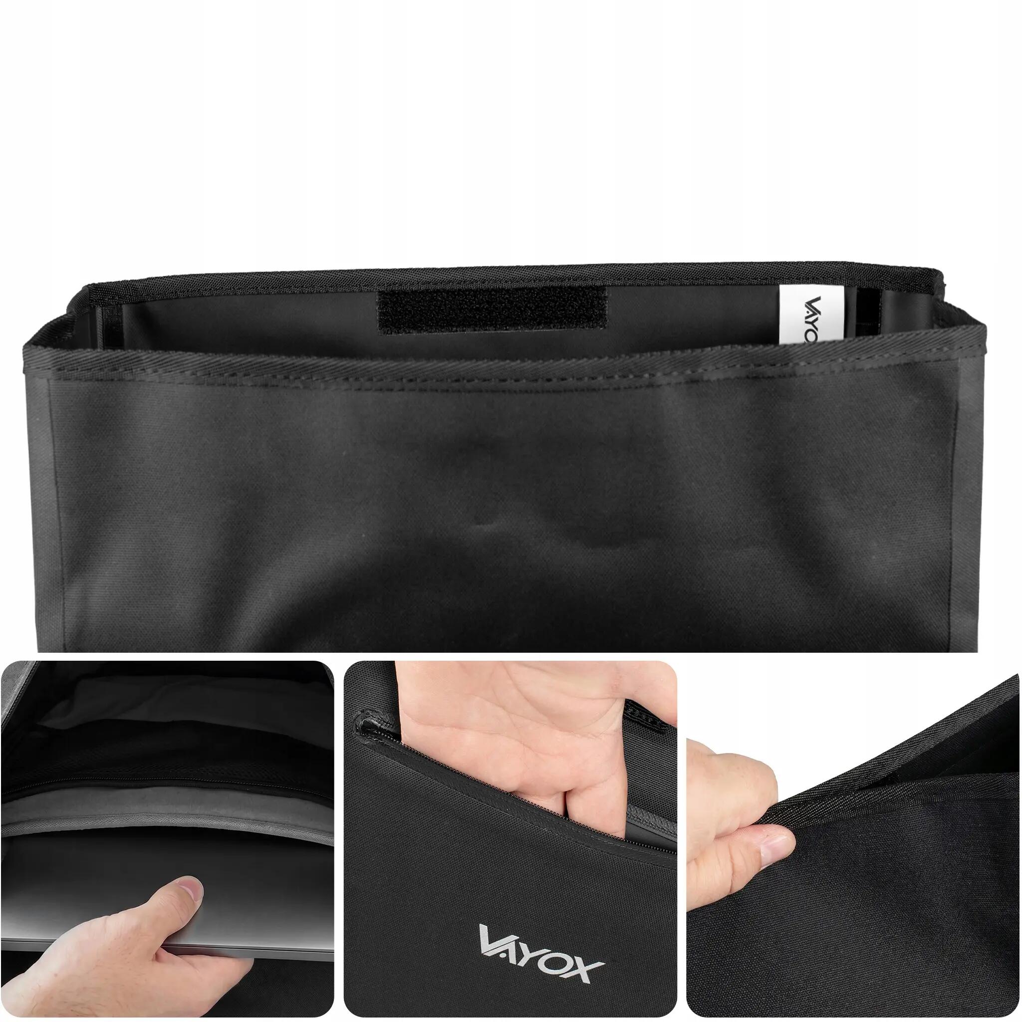 Alforge de bicicleta para porta-bagagens VAYOX VA0445 lateral impermeável 25L 10/16