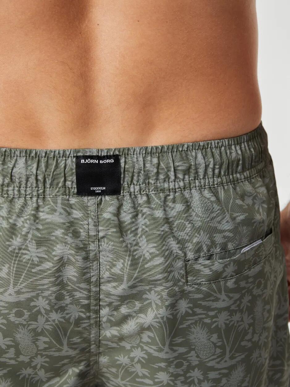 bjorn_borg BORG PRINT SWIM SHORTS BB PINEAPPLE BAY 3 4/4