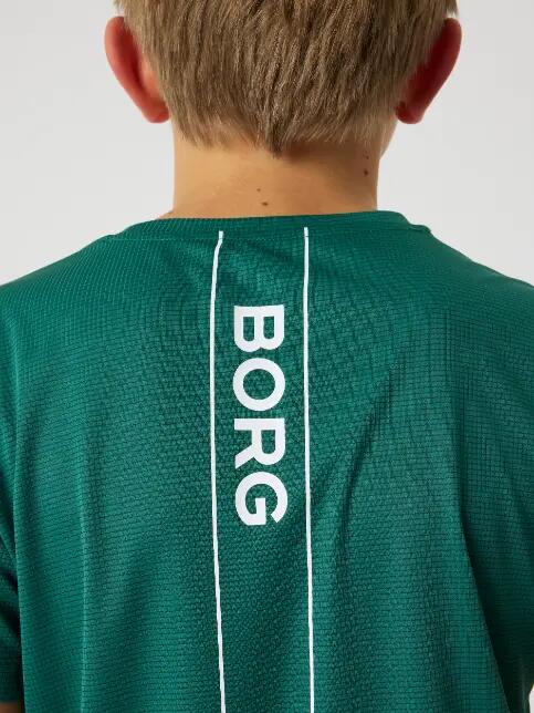 bjorn_borg ACE LIGHT T-SHIRT júnior POSY GREEN 4/5