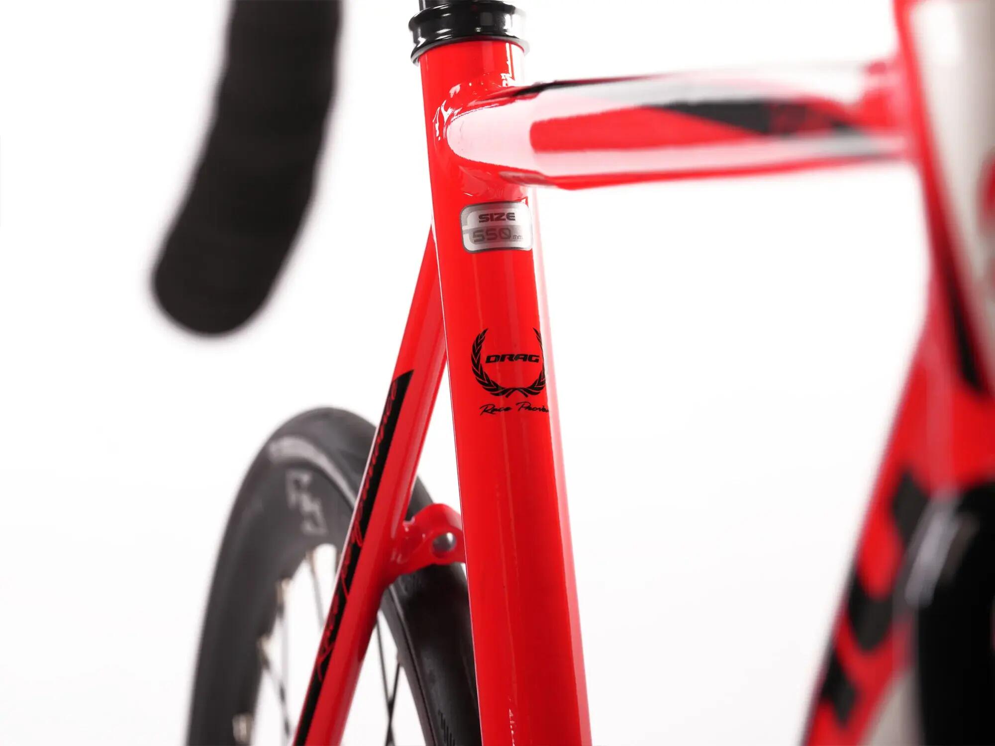 Drag Pista Tempo Bahnrad – Aluminium, Fixed Gear, Track Geometry 8/8