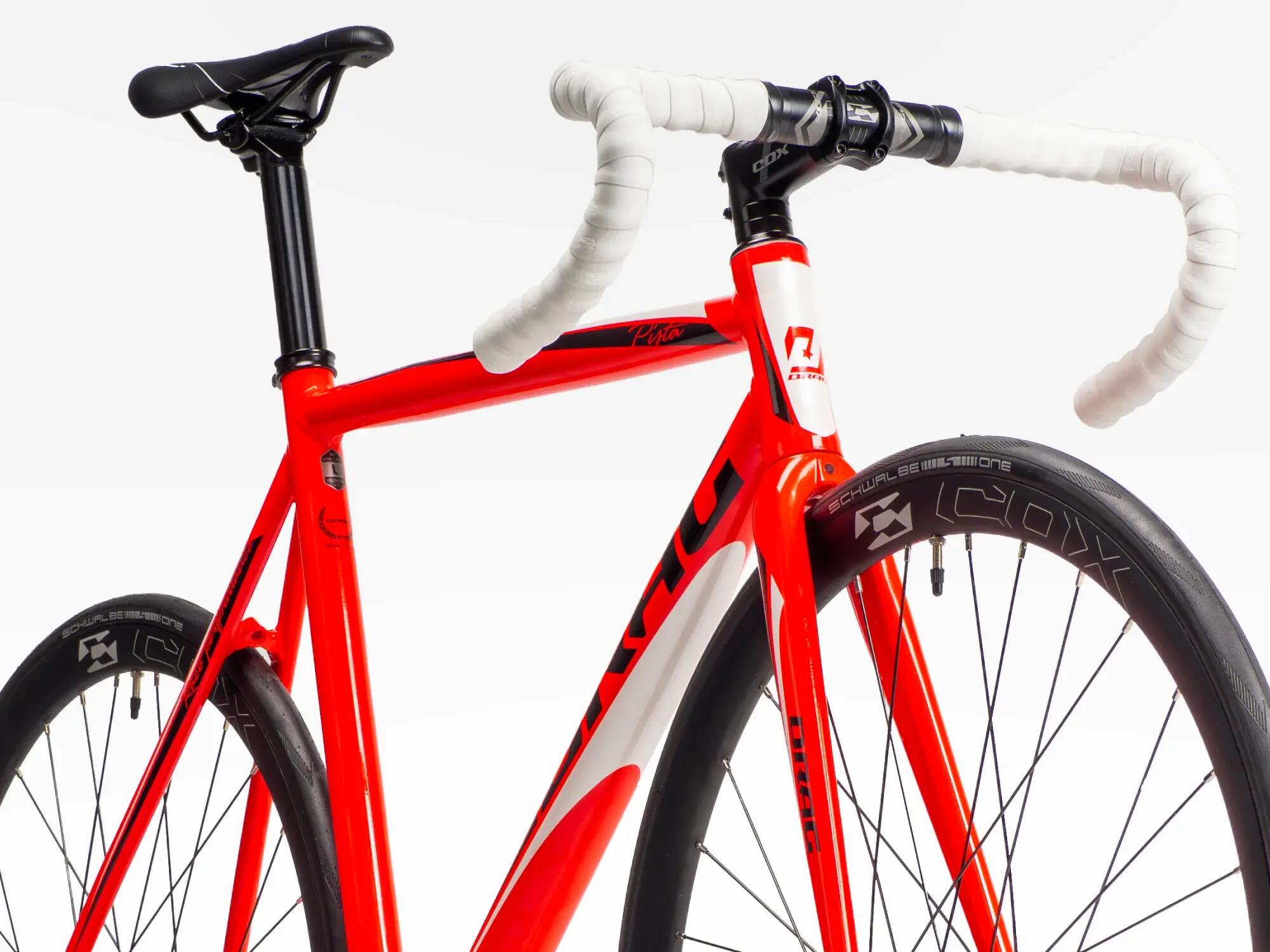 Drag Pista Tempo Bahnrad – Aluminium, Fixed Gear, Track Geometry 4/8