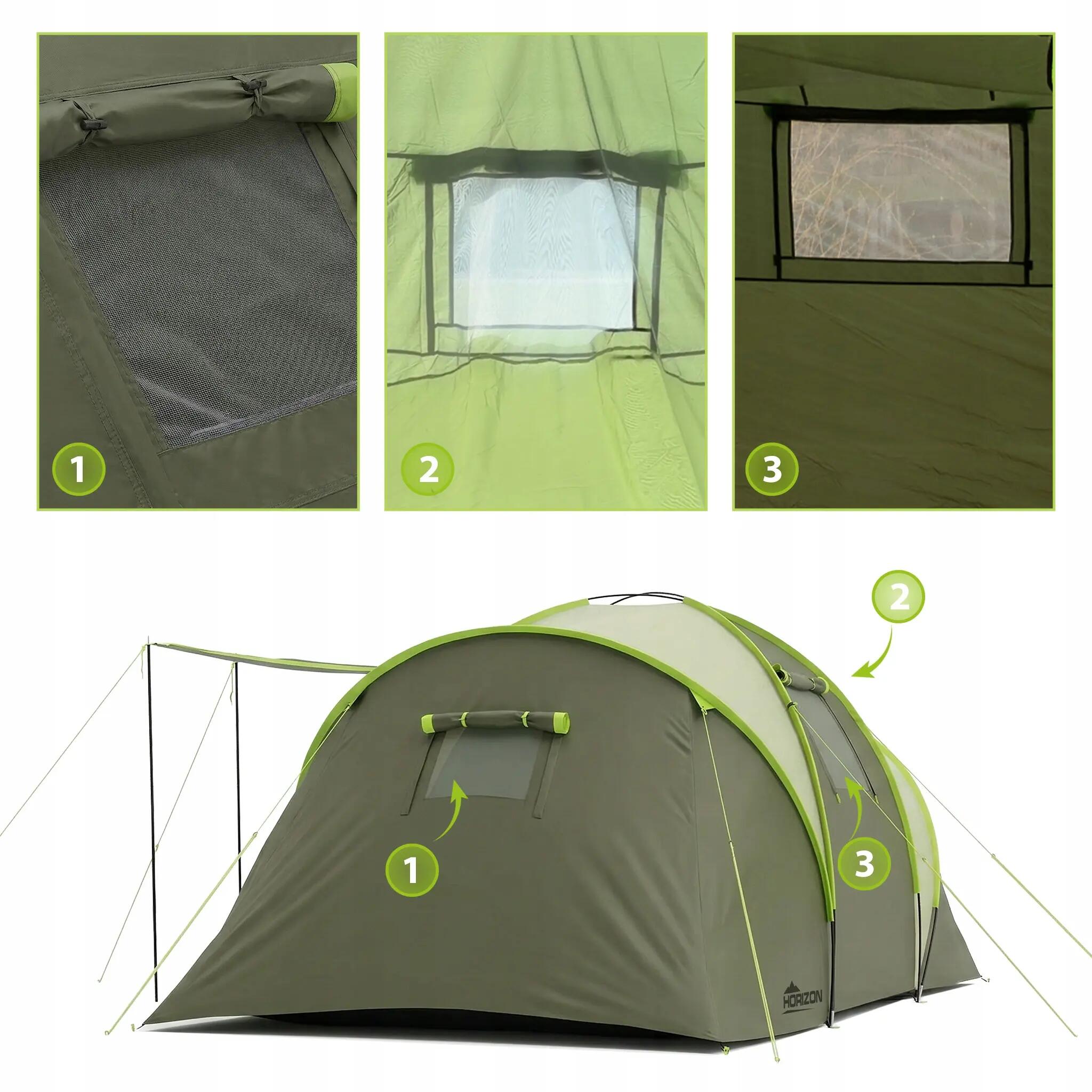 Tenda de campismo Vayox VA0430 Horizon para 6 pessoas 7/15