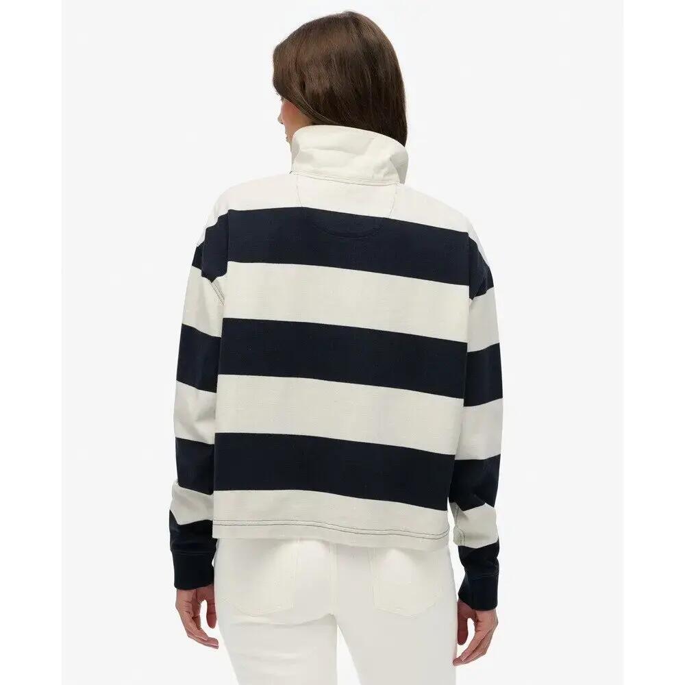 Polo w paski z długim rękawem dla kobiet Superdry Athletic Essentials 6/7