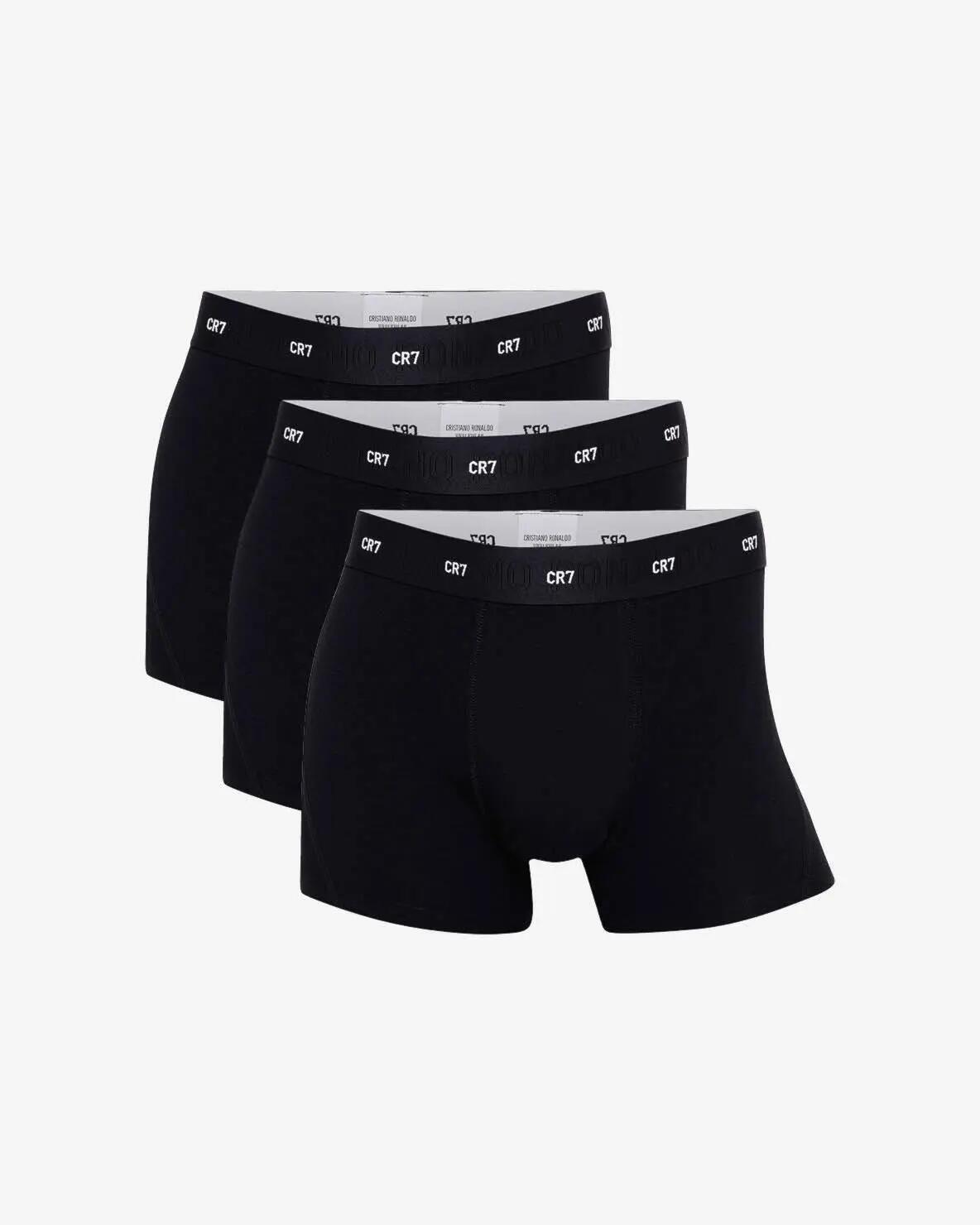 cr7 CR7 Bamboo Trunk 3-pack — bamboeviscose en katoen, zwart 2/2