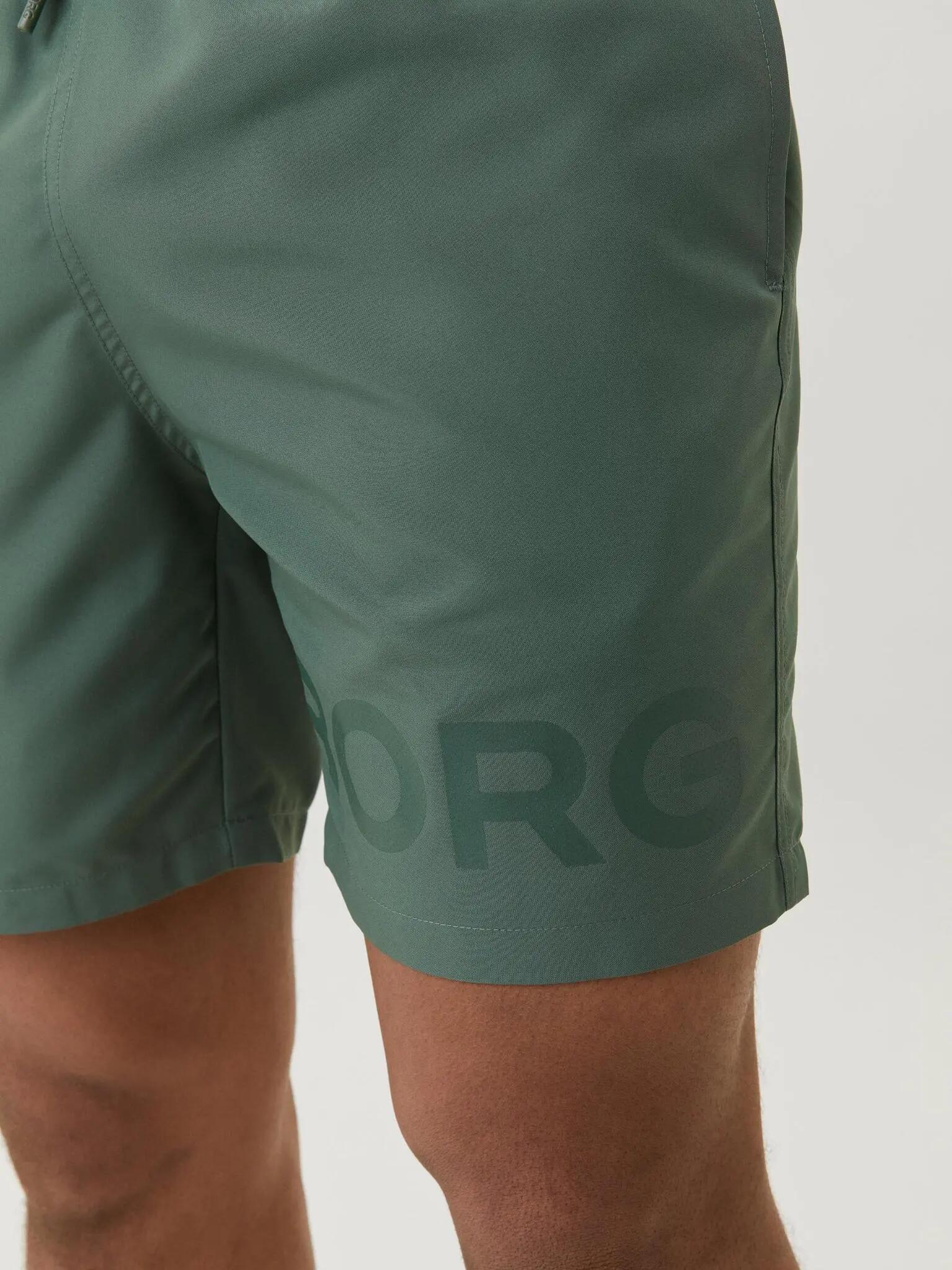 bjorn_borg BORG SWIM SHORTS – Recycled polyester, DUCK GREEN 4/4