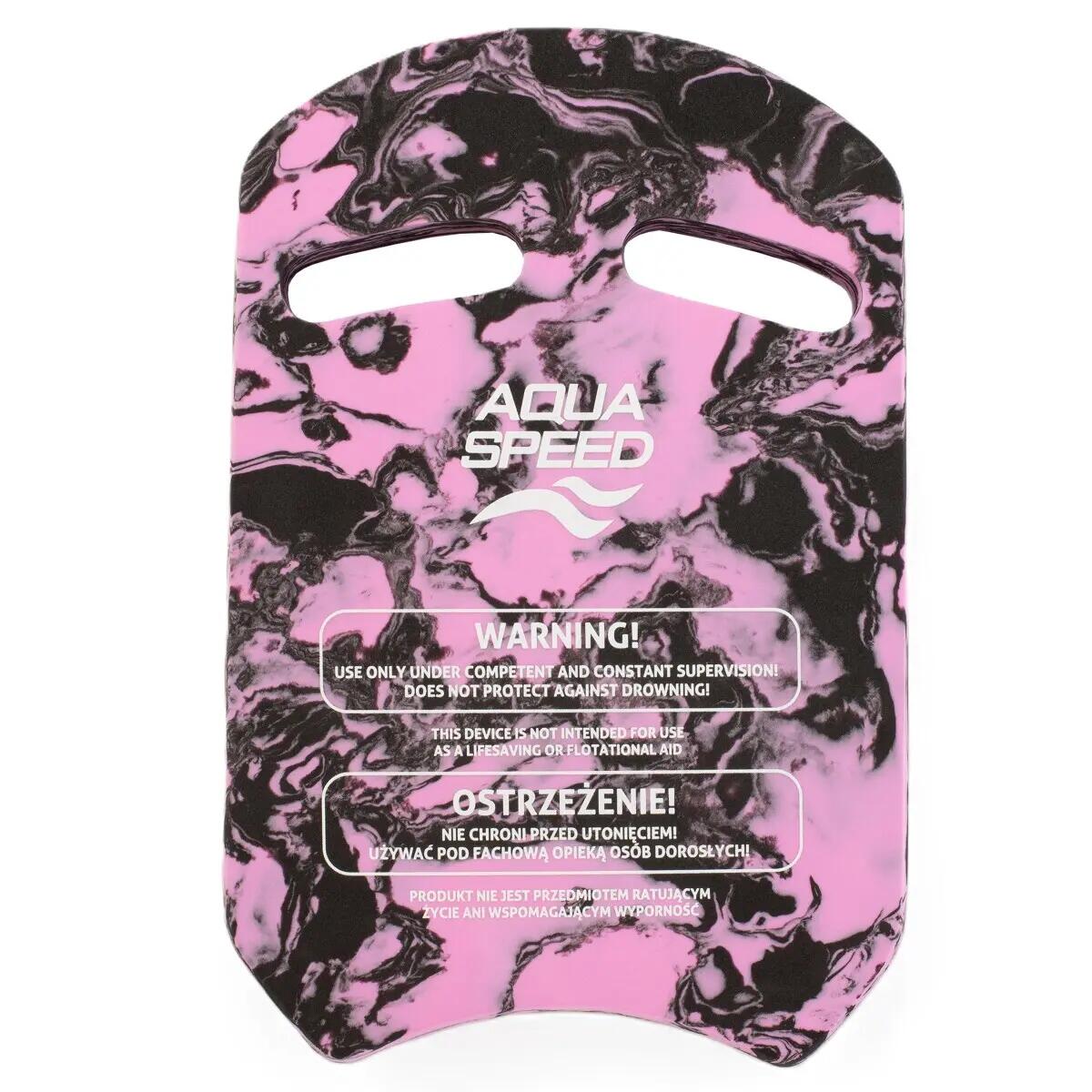 Deska treningowa Aqua Speed Uni Swirl różowa 2/4