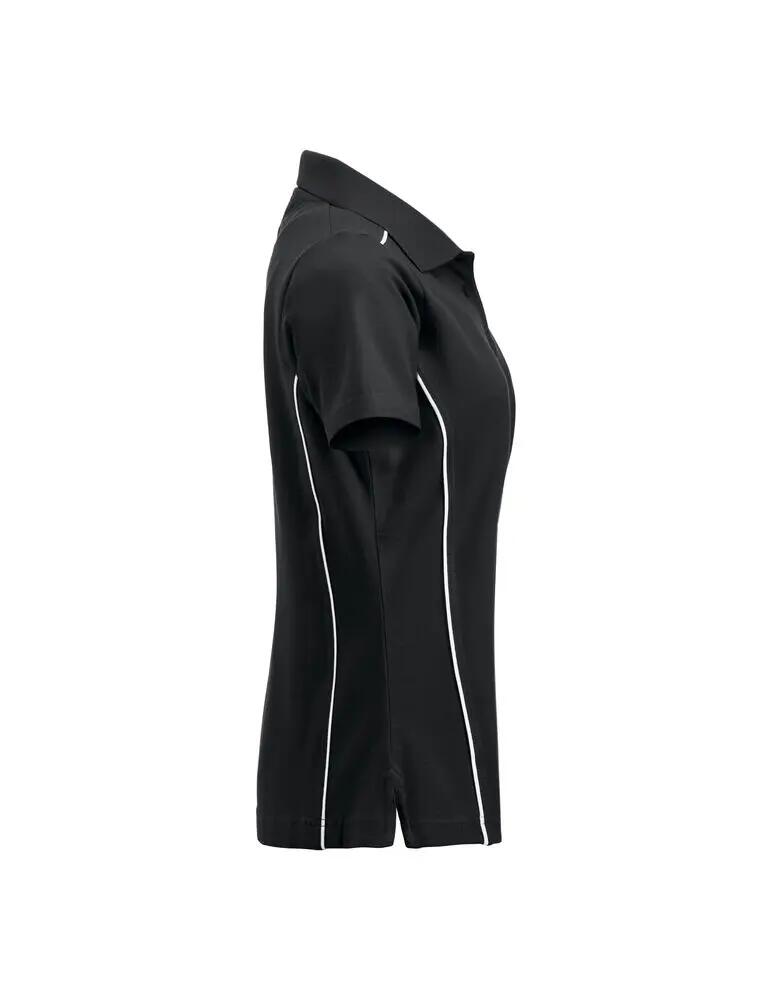 clique Polo New Alpena donna 100% cotone nero 4/4