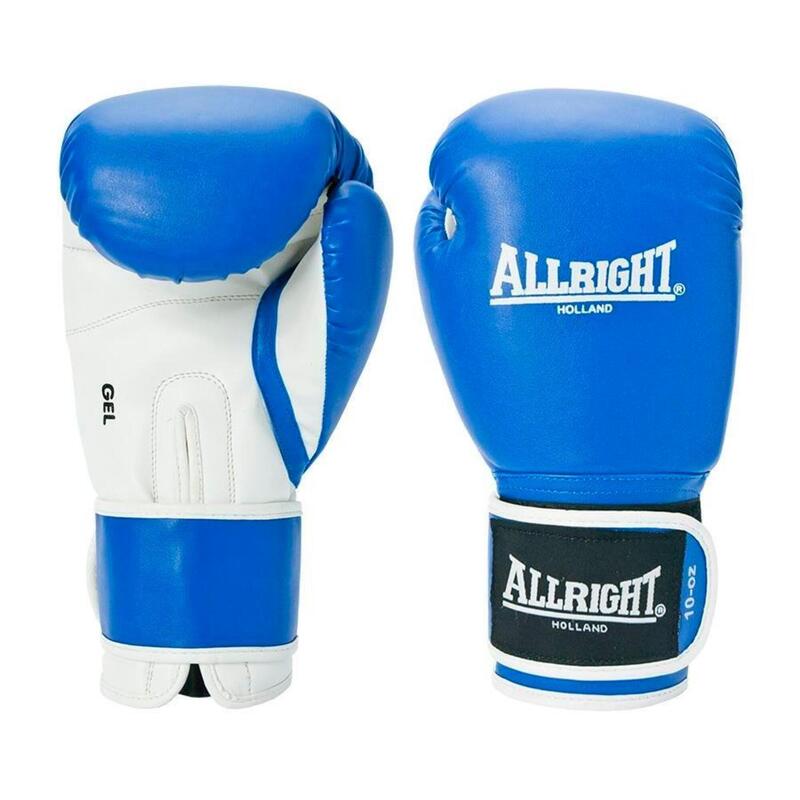 Rękawice bokserskie Allright Power Gel 10 OZ niebieskie