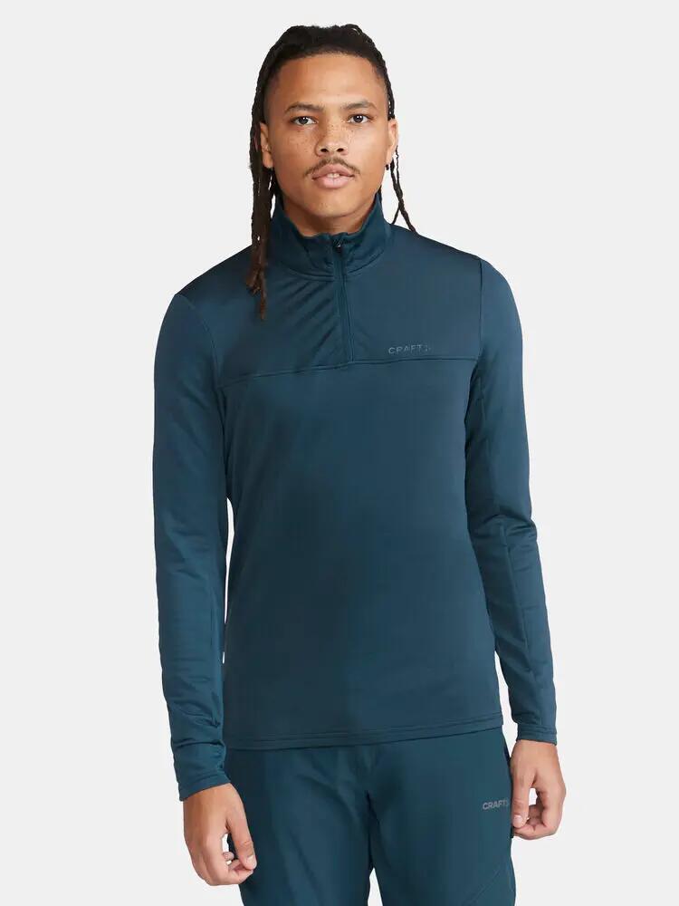 craft Gain Midlayer M – mezza-zip in tessuto morbido spazzolato 6/7