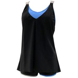 arena LADIES SWIMWEAR SOLID BRA TOP WITH MESH TANKINI 2 PIECES