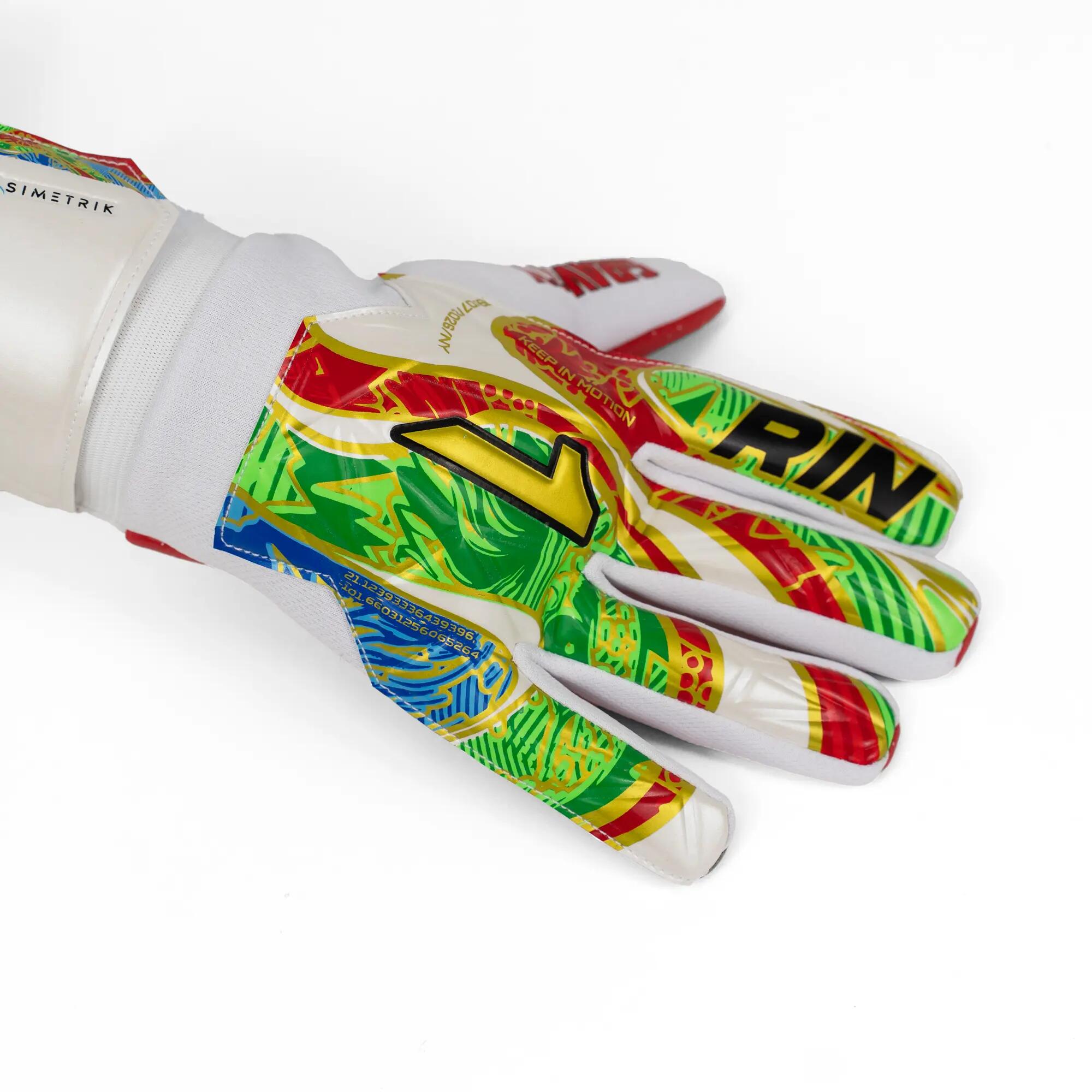 Luvas guarda-redes Futebol Rinat Júnior Asimetrik Gravity Relva sintética 2/5