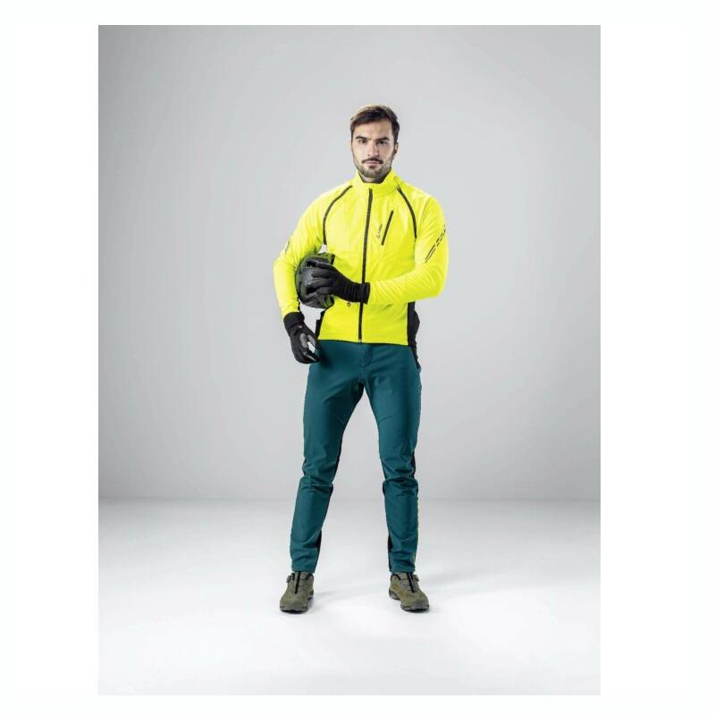 Veste de cyclisme à manches longues M Bike Zipp-off San Remo 23 2 WS - Jaune 4/5
